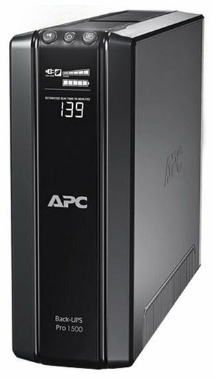 Интерактивный ИБП APC by Schneider Electric Back-UPS Pro BR1500G-RS черный 865 Вт