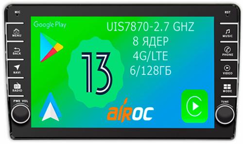 Магнитола для Hyundai H1 / Grand Starex 2007-2015 - Airoc AB-2007 (кнопки и крутилки), Android 13, Быстрая, SIM-слот, CarPlay