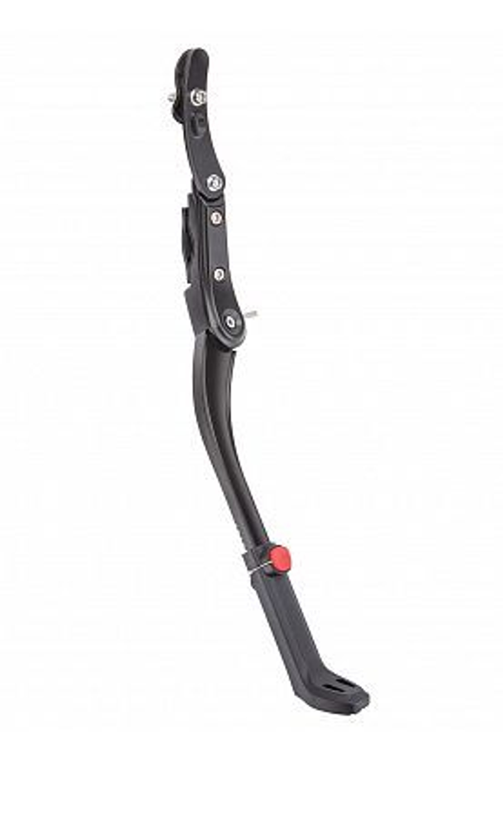Подножка 20"-28" BLF-F13 задняя, крепление на 2 пера вилки, телескопическая, алюминиевая черная, арт. 390080 (10216170/140122/3010525, Китай)