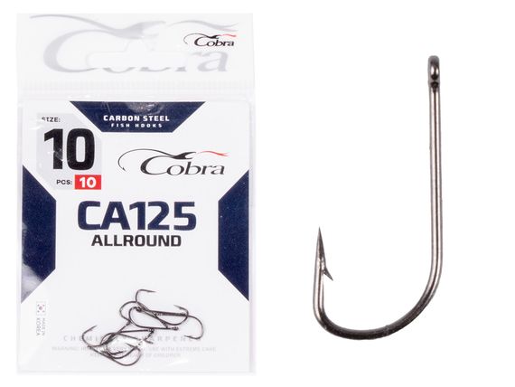 Крючки Cobra ALLROUND CA125 №10, 10 шт.