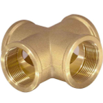 Крестовина латун  1/2Гх1/2Гх1/2Гх1/2Г  ViEiR  (100/10шт)