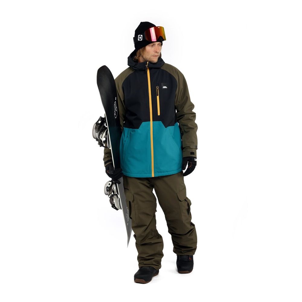 Куртка Horsefeathers CROWN JACKET (dark olive/tile blue)
