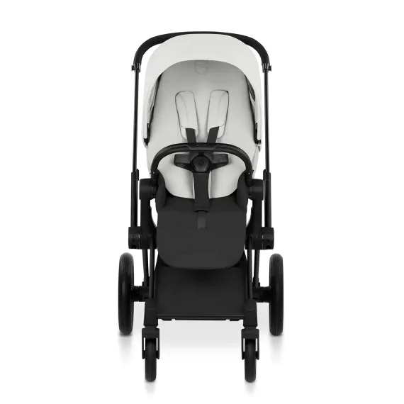 Детская коляска Cybex Priam V Style 2 в 1 Off White на раме Matt Black