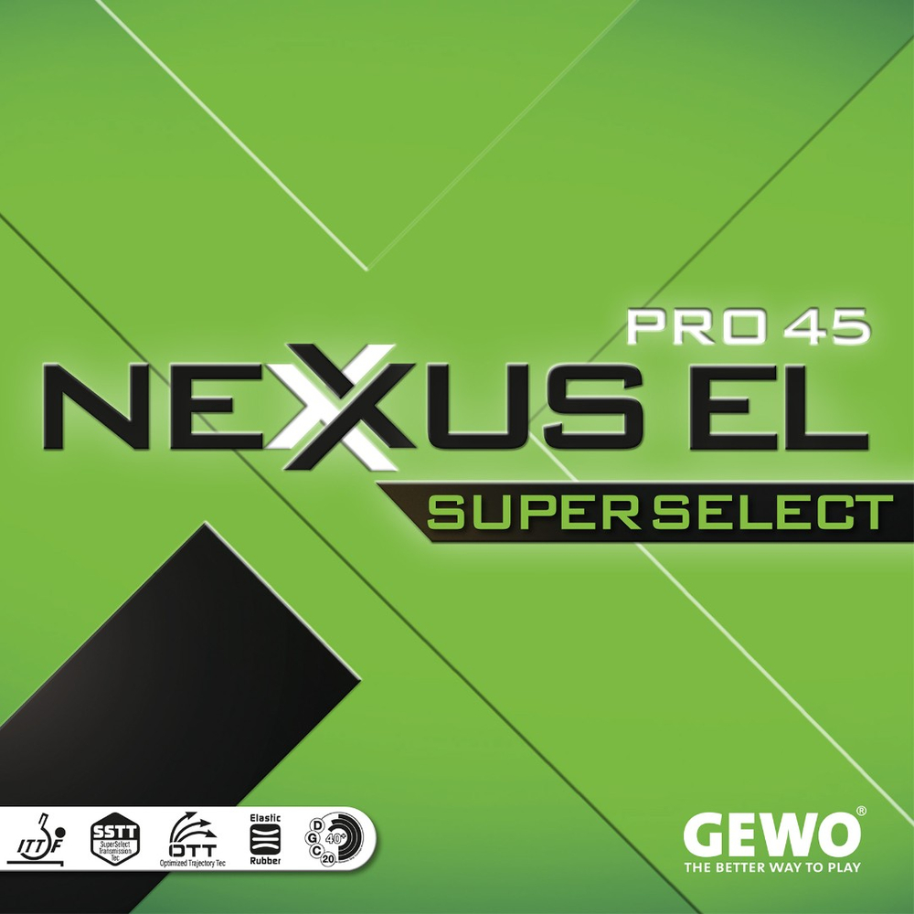 Накладка для настольного тенниса GEWO Nexxus EL Pro 45 Super Select
