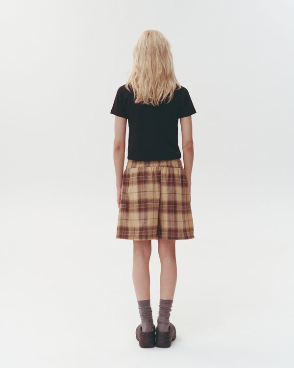 Шорты Plaid Boxer бежевые - фото 4