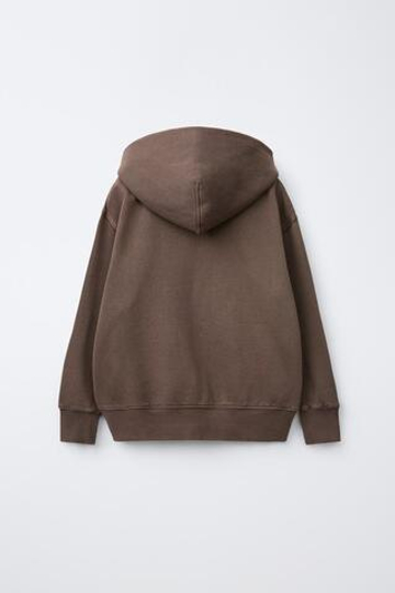 ZARA ХУДИ НА МОЛНИИ, КОРИЧНЕВЫЙ