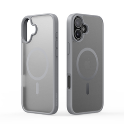 Матовый защитный чехол серого цвета с MagSafe для iPhone 17, серия Yind Series от Dux Ducis