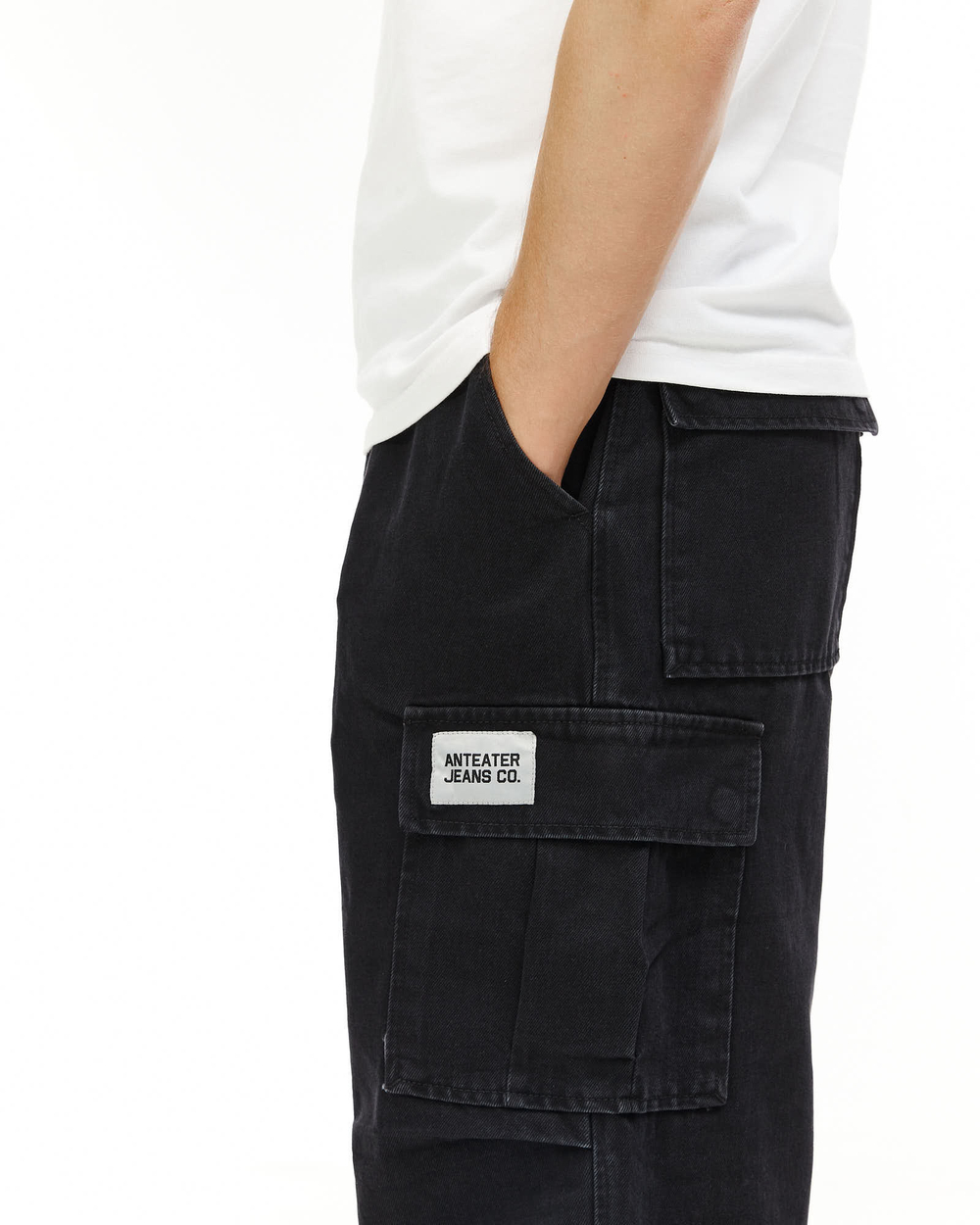 Джинсы Anteater Wide Cargo Denim Черный
