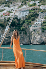 СТРУЯЩЕЕСЯ ПЛАТЬЕ МИДИ С ЗАВЯЗКАМИ — ZARA