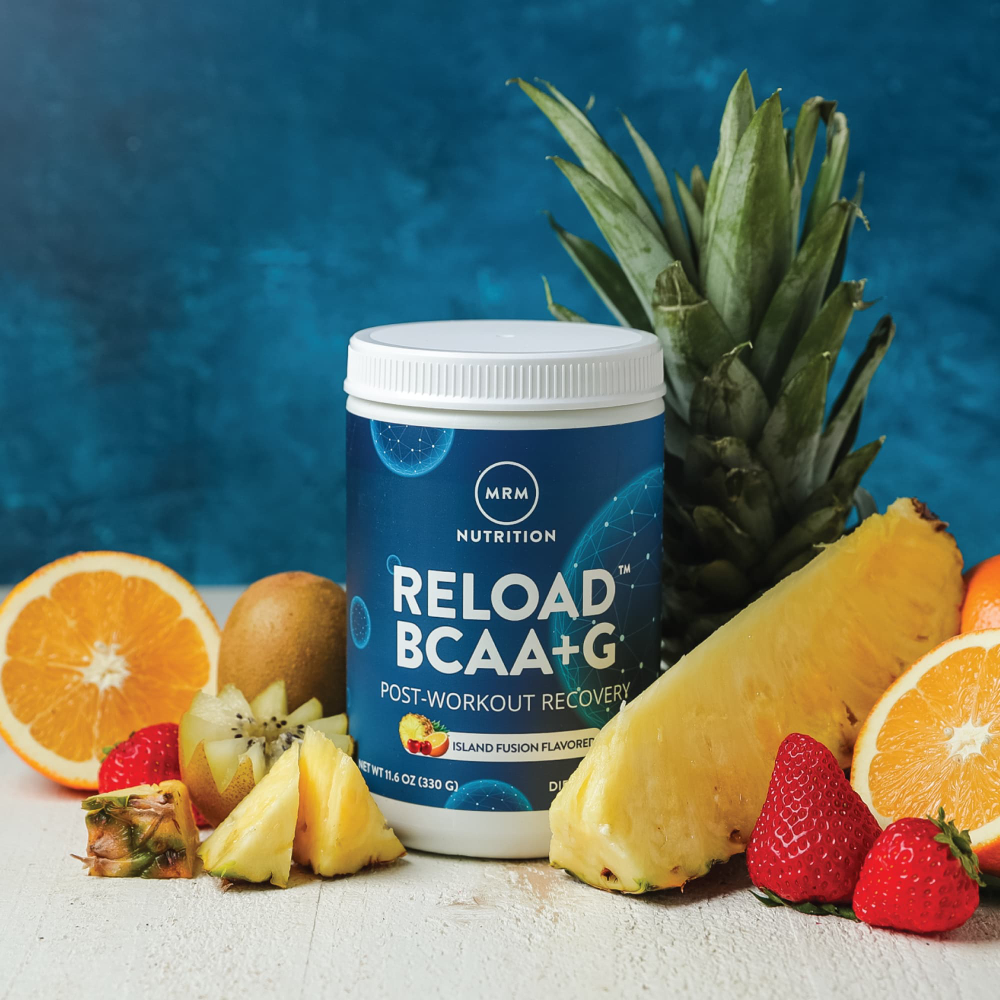 MRM Nutrition, Reload BCAA+G, средство для восстановления после тренировки, Island Fusion, 330 г (11,6 унции)
