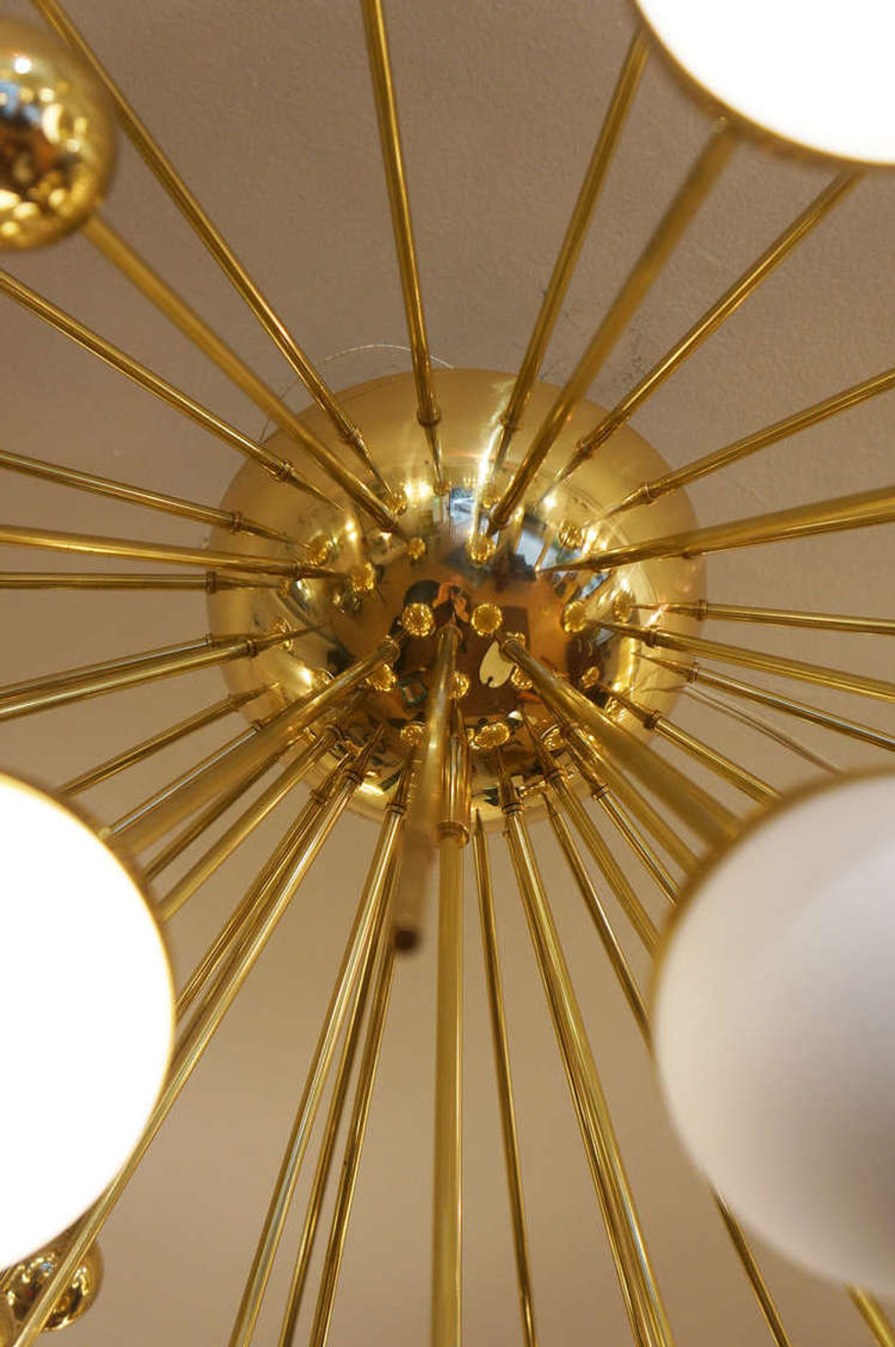 Large Sputnik Ceiling Mount Chandelier, Italy, 2015