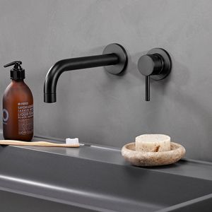 Встраиваемый смеситель для раковины Warmer Black Line 210075