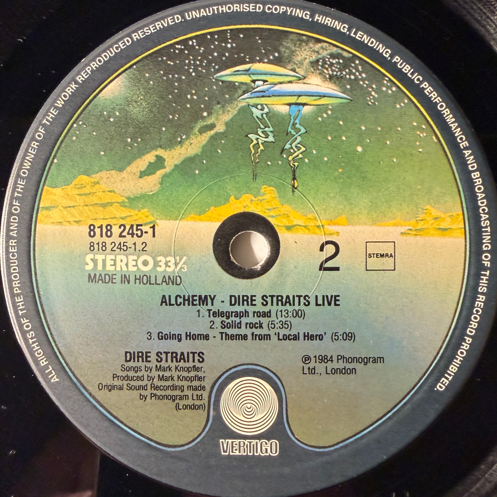 Dire Straits - Alchemy - Dire Straits Live 2LP (Голландия 1984г.)