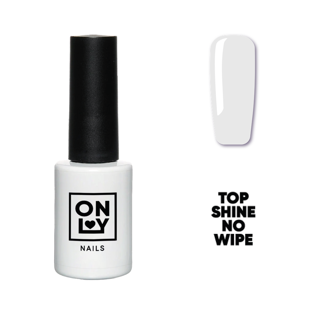 Топ с УФ-фильтром SHINE NO WIPE OnlyNails, 10 мл