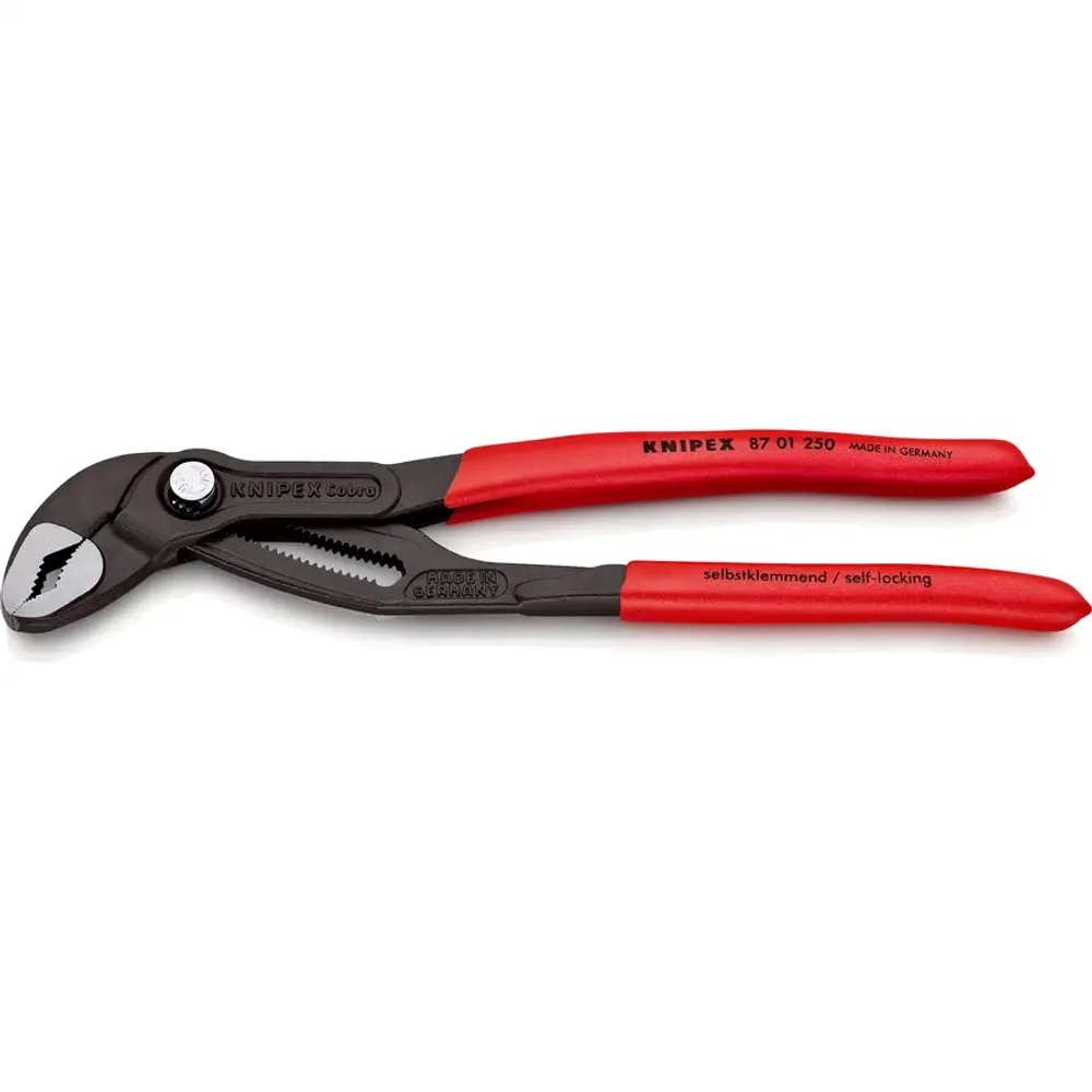 Клещи трубные Cobra® черненая 250 мм Knipex 87 01 250