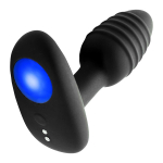 Интерактивная анальная вибропробка 3,3см Kiiroo OhMiBod Lumen Silicone Rechargeable App Enabled Butt Plug