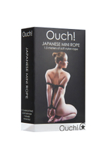 Веревка Japanese Mini Rope Ouch! 1,5 метра (Цвет: черный)