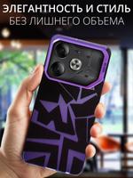 Дизайнерский чехол из пластика для TECNO POVA 6 с усиленной защитой камеры и глянцем
