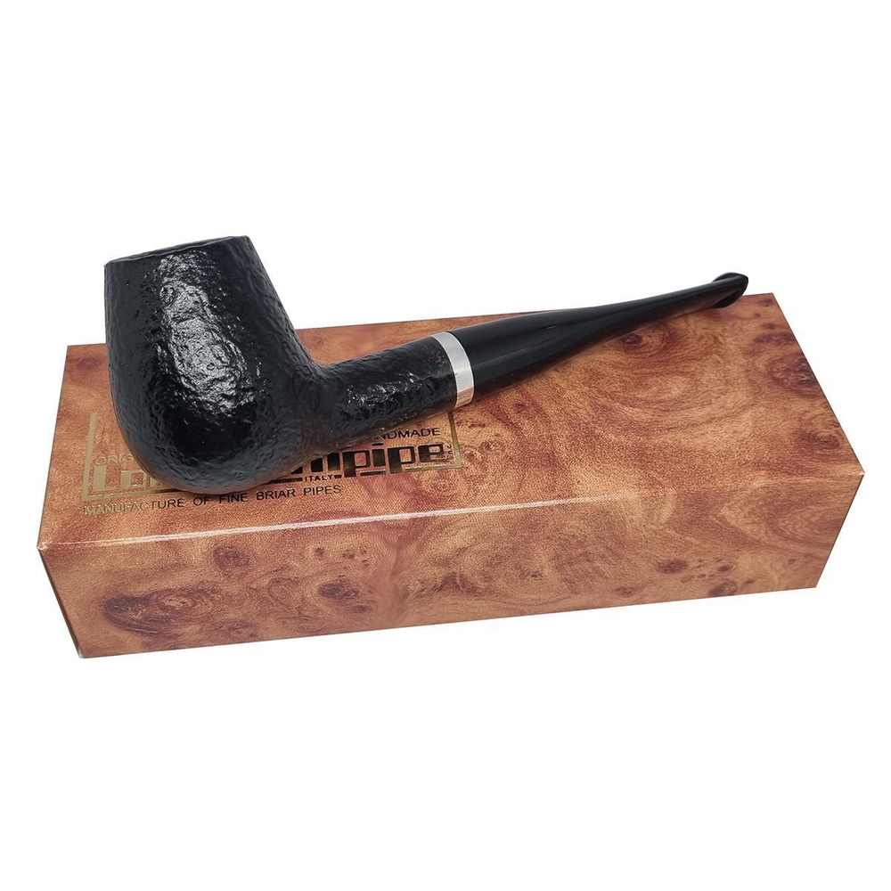 Трубка "Lorenzetti" Sandblast Black 9мм Model 41 (Бриар) (Италия)