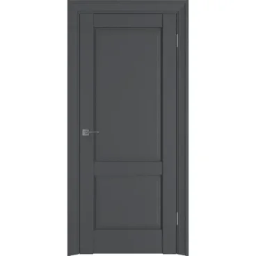 Межкомнатная дверь пэт Витон 02W grey глухая
