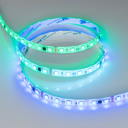 Светодиодная лента герметичная DMX-SE-B60-10mm 24V RGB-PX6 (14 W/m, IP65, 5060, 5m) (Arlight, -) 039607