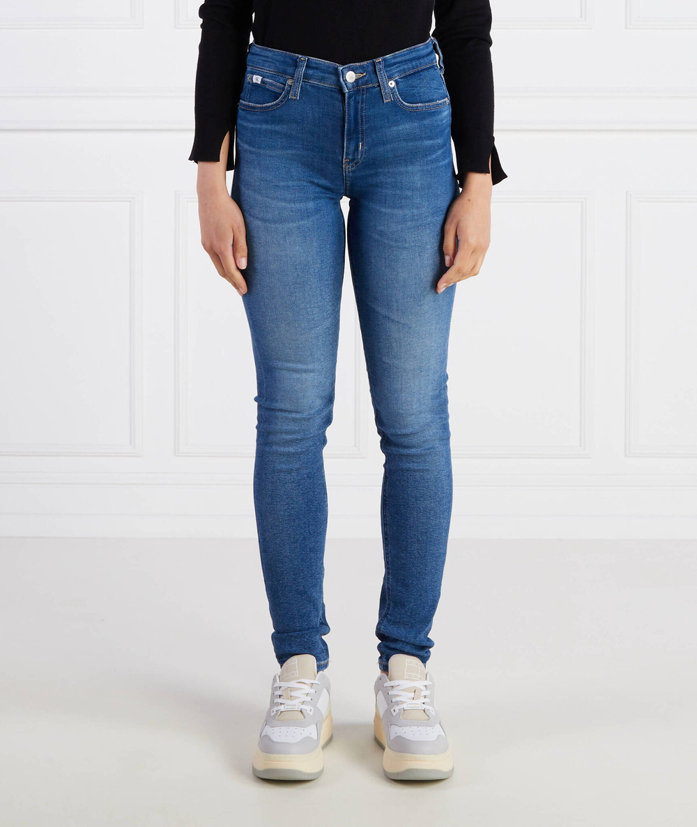 Джинсы MID RISE SKINNY CALVIN KLEIN JEANS - голубой(J20J219322)