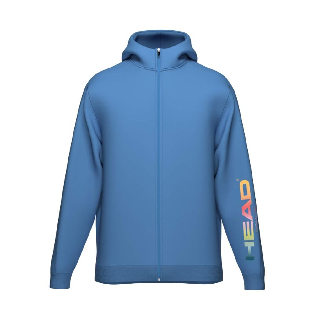 Детская теннисная толстовка Head Jr Rally Full Zip - blue