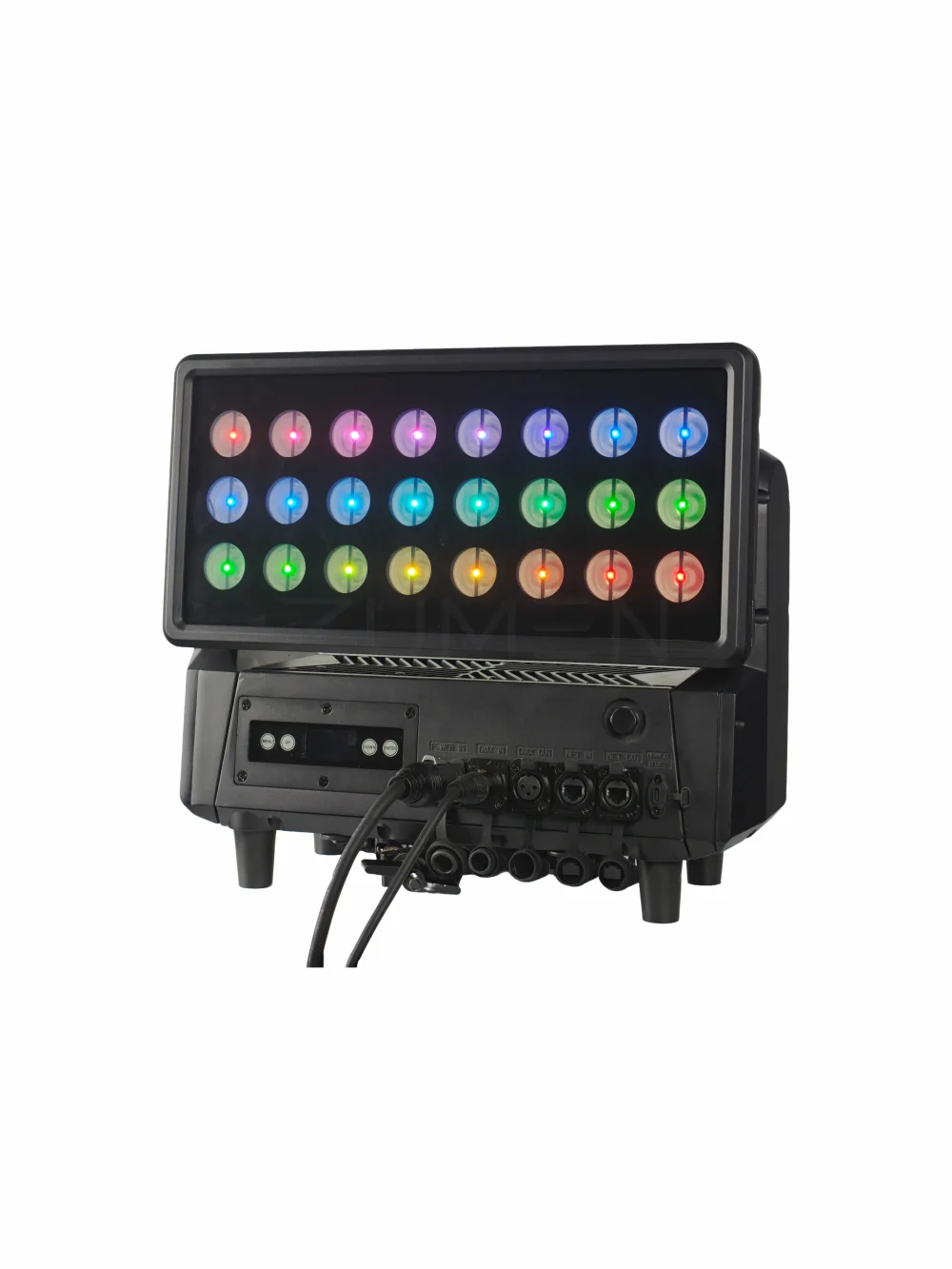MW1000-IP — подвижный Wash 24×40 Вт + 24×6 Вт RGBW с DMX Frost IP65