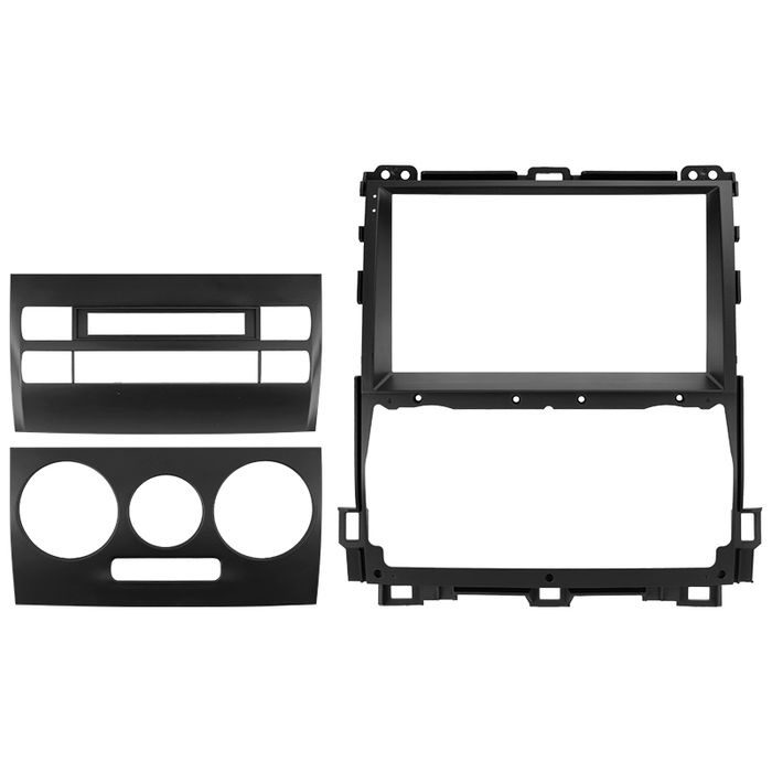 Комплект рамки с разъёмами 9"+can Toyota Prado 120 2002-2009 большая рамка со вставками снизу