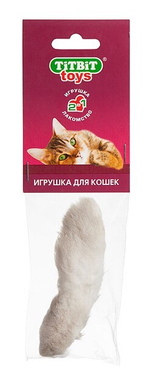 TitBit игрушка для кошек Лапка пушистая мягкая упаковка 16 гр.