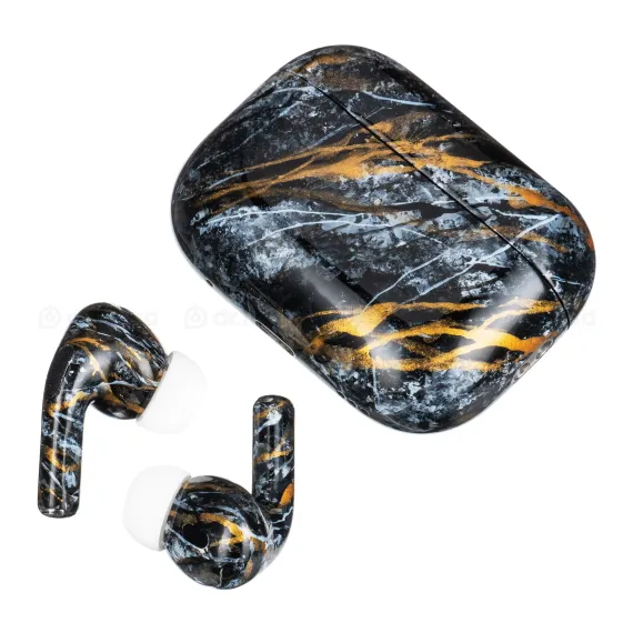 Apple AirPods Pro 2 USB-C Black Marble Total Gloss