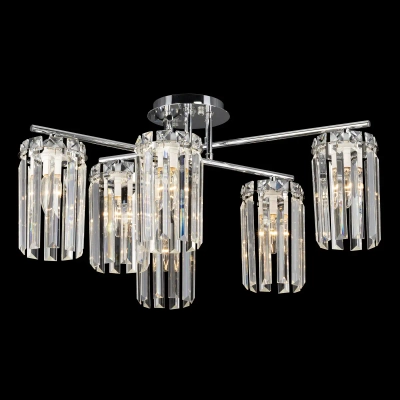 Citilux AXIS CL313261 Люстра хрустальная потолочная Хром