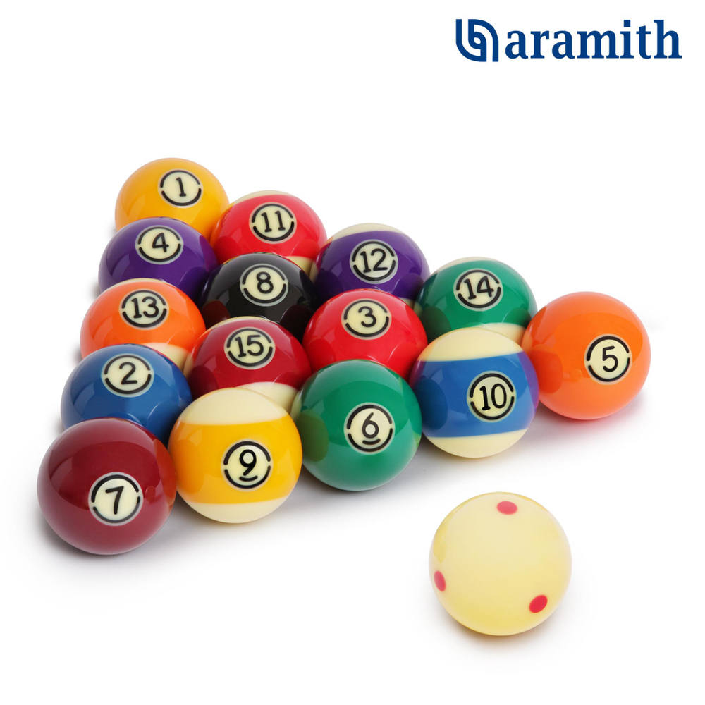 Шары для американского пула 57,2 мм "Aramith Tournament Value Pack Pool"