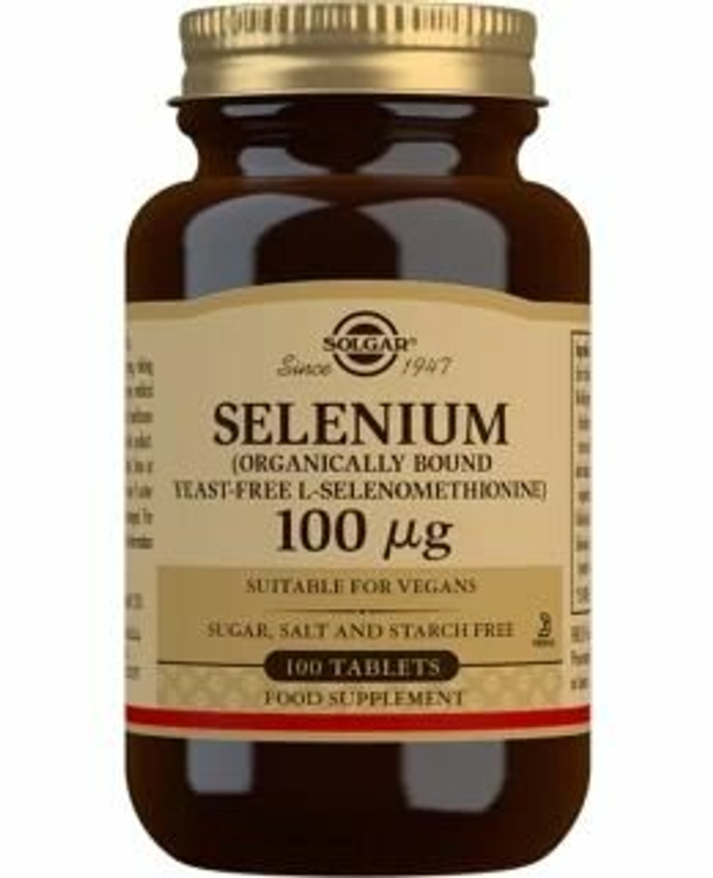 Selenium 100 мкг бездрожжевой Селен в форме L-селенометионин 100 таблеток (США)