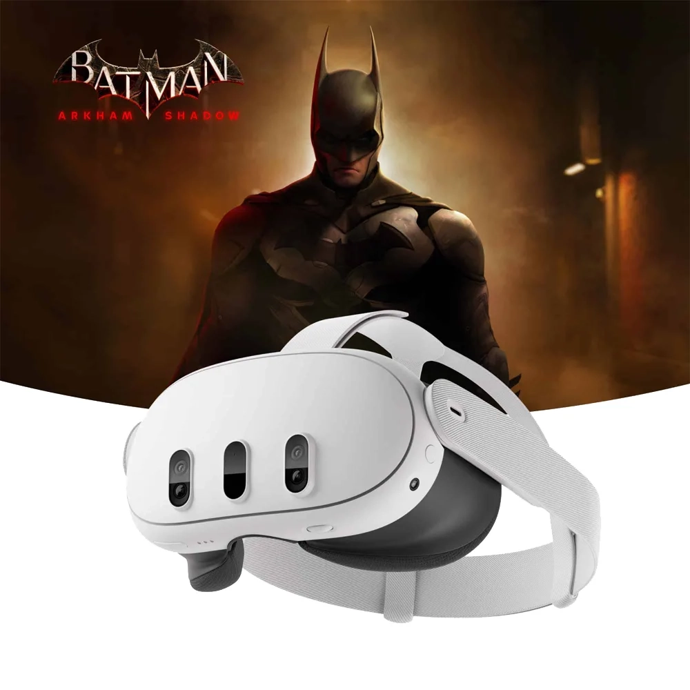 Шлем виртуальной реальности VR Oculus Quest 3 512GB, White (Белый) with game Batman: Arkham Shadow