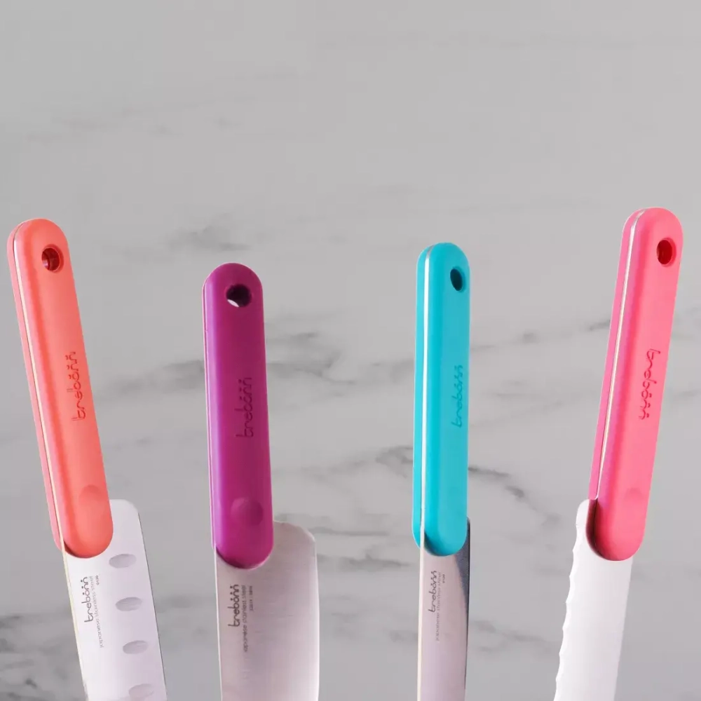 Нож кухонный поварской 18см Trebonn Chopping boards and Knives фиолетовый