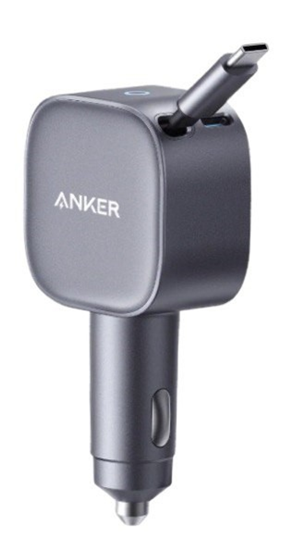 Автомобильное зар. устр. Anker Nano (A2738PA2) 75W с кабелем Type-C черное