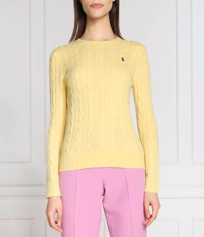 Хлопковый свитер POLO RALPH LAUREN - желтый(211875831)