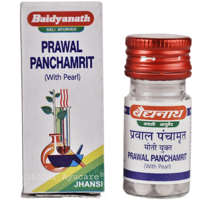 БАД Baidyanath Prawal Panchamrit (with pearl) 10 таб