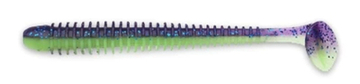 Приманка силиконовая Keitech Swing Impact 3" PAL #06 Violet Lime Belly