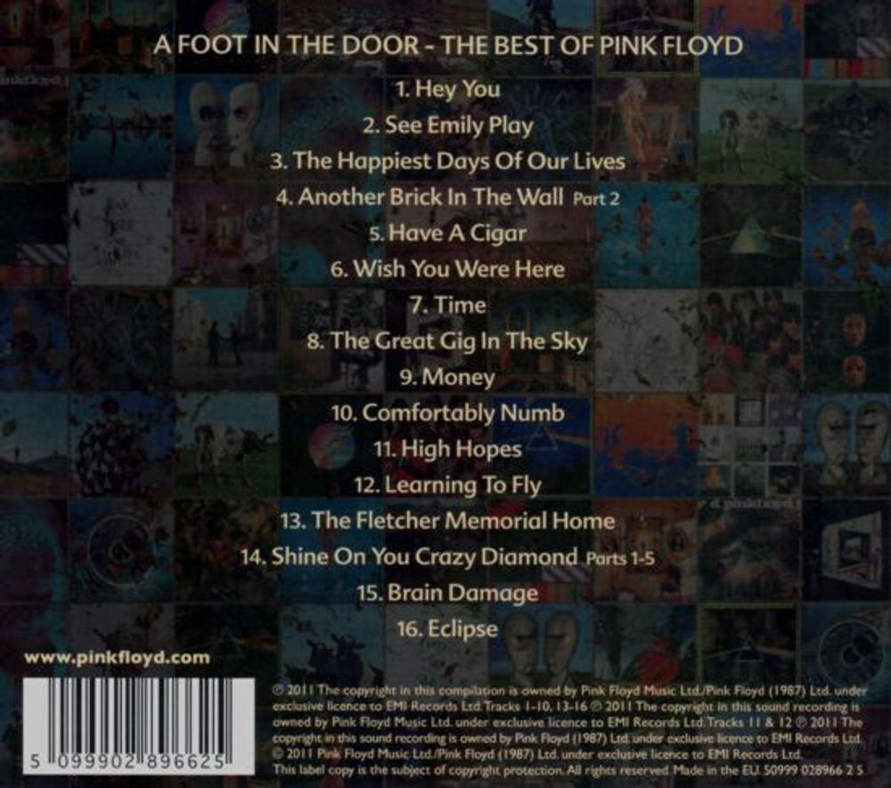 Pink Floyd. A Foot In The Door: The Best Of Pink Floyd (CD) Пинк Флойд. Лучшее
