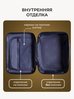 Набор M/L средний и большой с кейсом в комплекте Темно-синий