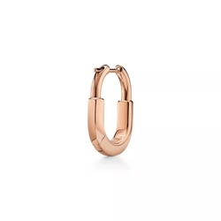 Серьги из розового золота 18k с розовыми сапфирами, Tiffany 💠Lock collection