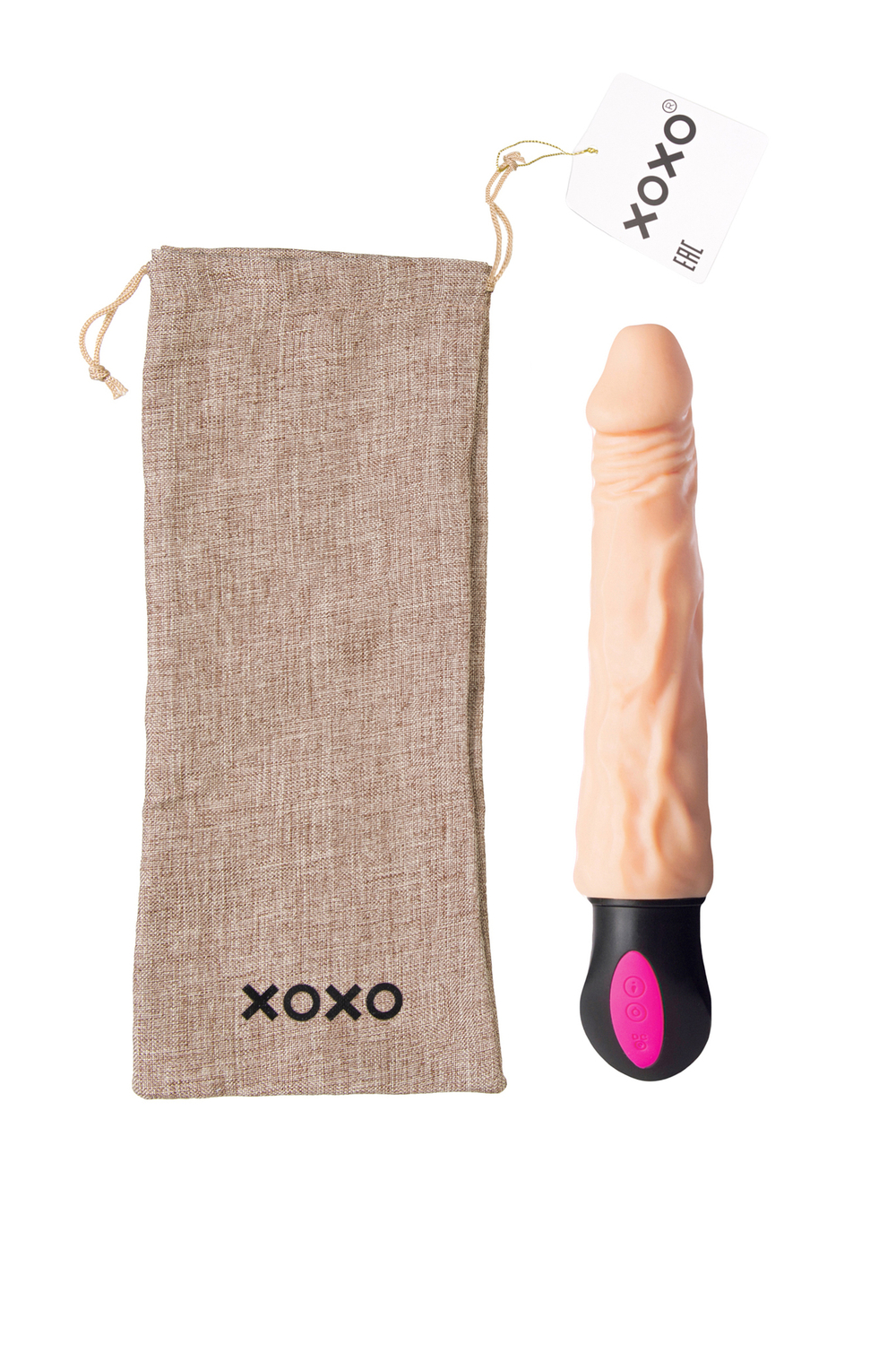 Мешочек XOXO, текстиль, 34х14 см