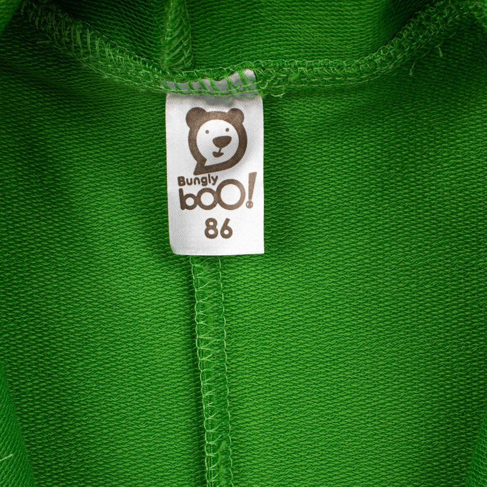 Ромпер на молнии с длинными штанинами "Bb team green"