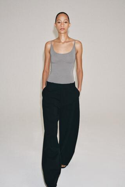 ШИРОКИЕ БРЮКИ ИЗ 100% ШЕРСТИ — ZW COLLECTION — ZARA