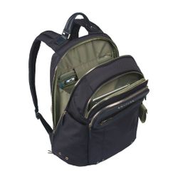 Рюкзак Piquadro Link темно-коричневый кожа и ткань (CA2961LK/TM)