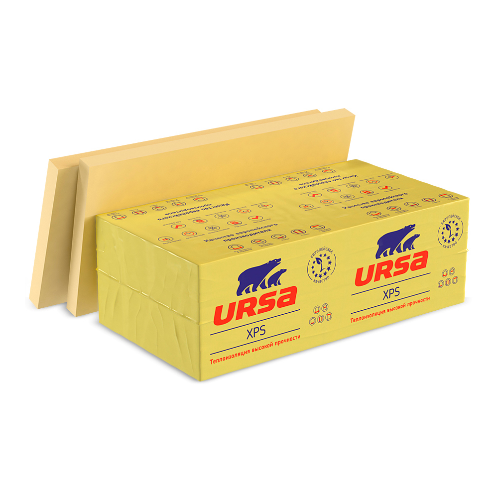 Теплоизоляция Ursa XPS-N-II-L Г3 1180х600х50 мм 8 шт (5,664 м2)