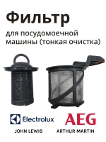 Фильтр тонкой очистки для посудомоечной машины 143ZN47 (140064682010, 143ZN34, 1561732007, 763411035, 8075472012, 8075472038, 8075472145, 8075472178, 8075472269, u1921003A)