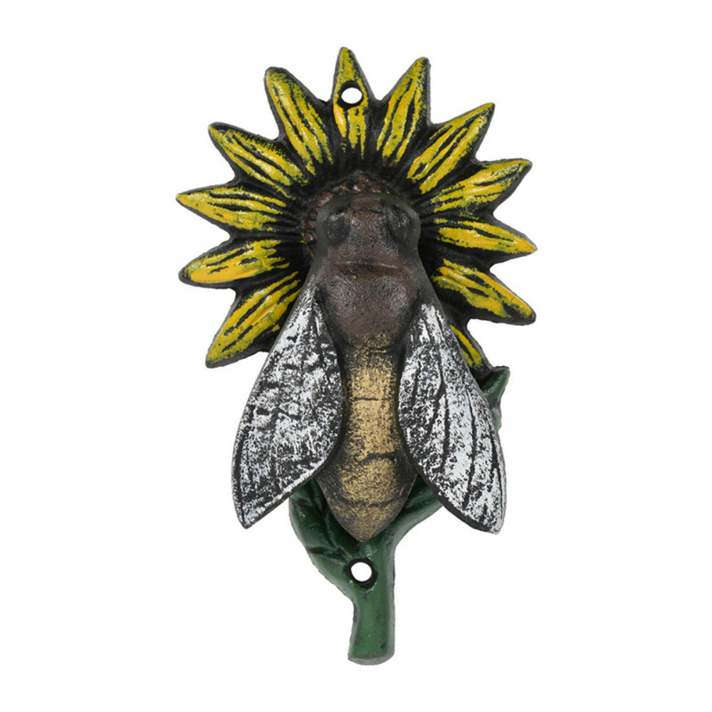 BLUMEN HAUS Ручка-стучалка "Пчела" чугун 14*8*4см 66095
